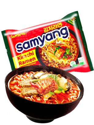 Fideos Ramen Coreano Kimchi Samyang 120 grs.