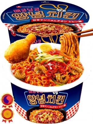 Ramen Coreano Bibim-Guksu | Estilo Pollo Frito Coreano | Japan ilbon Edition 122 grs.