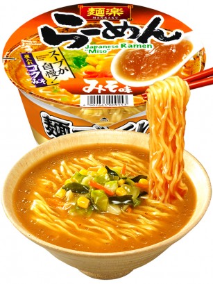 Fideos Ramen de Miso Artesano | Menraku Selected 90g