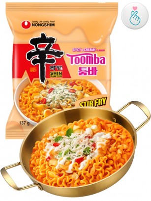 Fideos Ramen Salteados Coreanos Shin Ramyun Toomba | Bag 137g.
