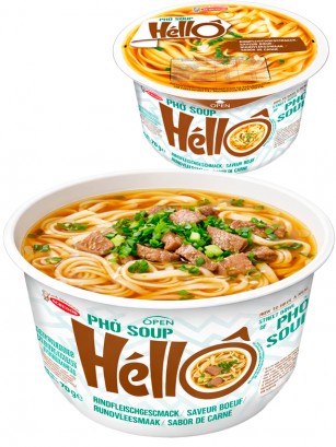 Ramen Vietnamita de Arroz y Ternera Pho Bo | Bowl 70g. | Sin Gluten