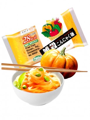 Fideos de Konjac, Natural Shirataki con Calabaza 200g.