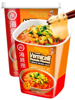 Fideos Vermicelli Instantáneos con Salsa de Tomate 118 grs.