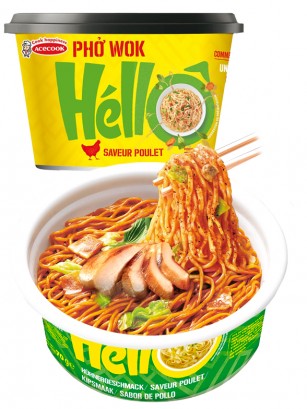 Yakisoba Vietnamita de Arroz y Pollo Pho Wok | Bowl 76g. | Sin Gluten
