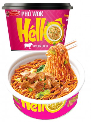 Yakisoba Vietnamita de Arroz y Ternera Pho Wok | Bowl 76g. | Sin Gluten