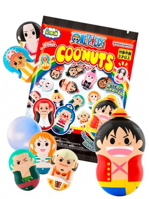 Coo'Nuts One Piece | Figuritas con Chicle | 16 Diseños Aleatorios