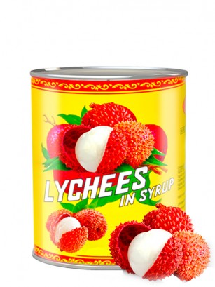 Lichis en Almíbar Ligero 540g.