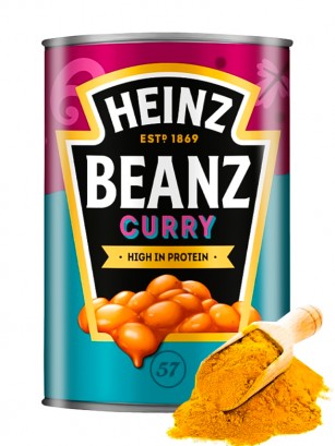 Frijoles con Curry | Heinz Beanz 390 grs.