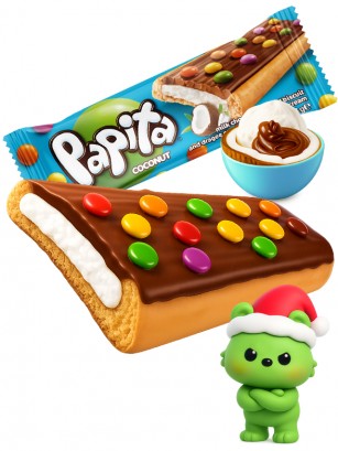 ChocoDots Bar con Crema de Coco y Chocolate | Dairy Sweets 33g.