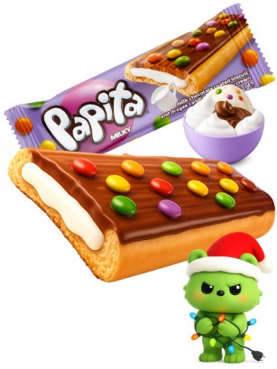 ChocoDots Bar con Crema de Leche y Chocolate | Dairy Sweets 33g.