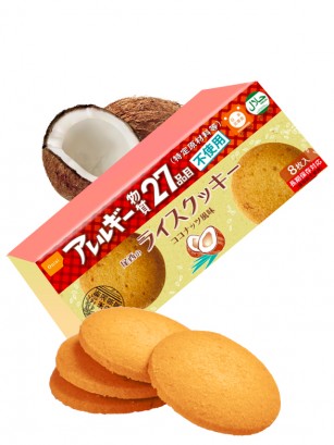 Galletas de Arroz de Niigata con Coco 48 grs.