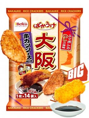 Galletas de Arroz Senbei Sabor Fritos Japoneses Kushikatsu | Befco 86 grs.