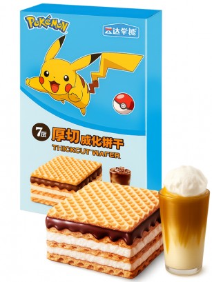 Waffers Cafe Latte y Coco | Pokémon 120g.