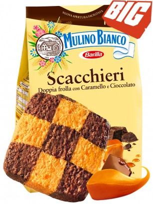 Galletas Biscotti con Caramelo y Chocolate | Mulino Bianco 300 grs.