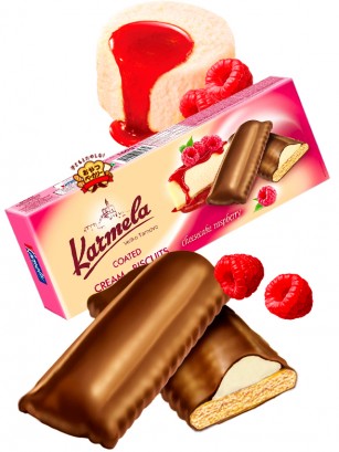 Galletas DUO con Crema de Cheese Cake y Frambuesa 160 grs.