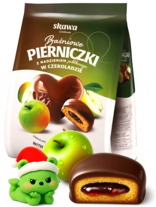 Galletas de Jengibre, Chocolate y Manzana | Dairy Sweets 150g.