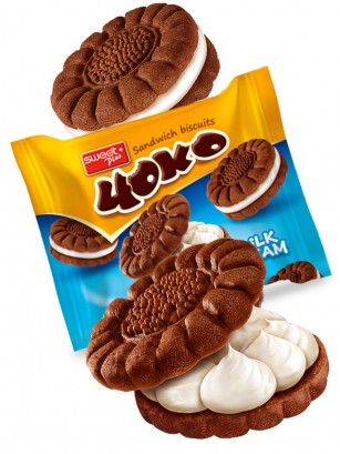 Galletas Sandwich de Chocolate con Nata 78 grs.