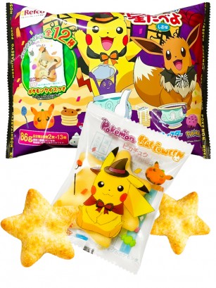 Snack de Senbei Frito Big Bag | Edición Pokémon 86g | 13x2 Snacks