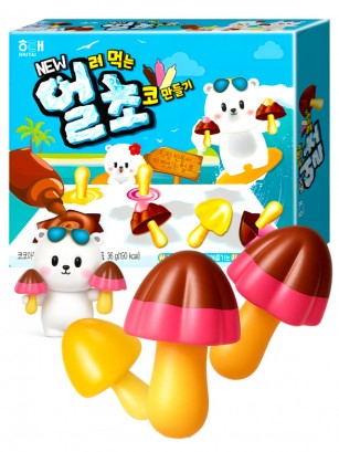 Kit DIY Coreano Galletitas de Chocolate y Chocolate con Fresa 36g.