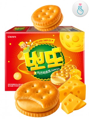 Galletas Saladas Coreanas de Crema de Queso Dulce 161g.