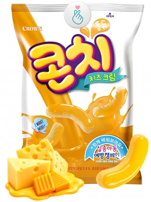 Snack Coreano de Maíz con Queso Crema 66g.