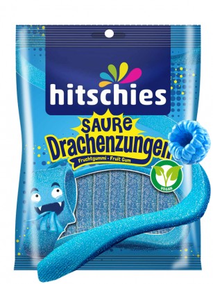 Chuches Lengua de Dragon Ácidas | Frambuesa Azul 125 grs.