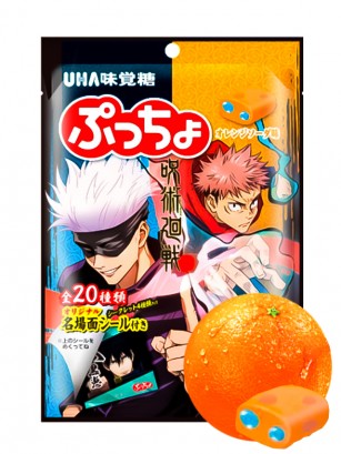 Caramelos Blandos Japoneses de Ramune de Naranja | Jujutsu Kaisen 46 grs.