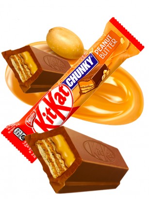 Gran Kit Kat de Chocolate y Crema de Cacahuete 42g.