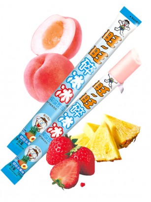 Flash Ice Lollipop Fresa, Piña y Melocotón