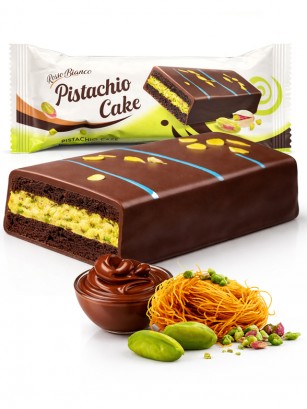 Pastelito Dubai de Chocolate Marmoleado y Pistacho | Rosso Bianco 40g.
