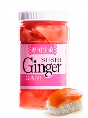 Jengibre Macerado para Sushi | Gari Pink | 75 grs.