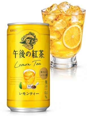 Té Negro Nuwara con Zumo de Limón | Kirin | Lata 185ml.