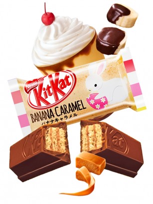 Mini Kit Kats Japoneses Banana Caramel | Usagi Break | Unidad