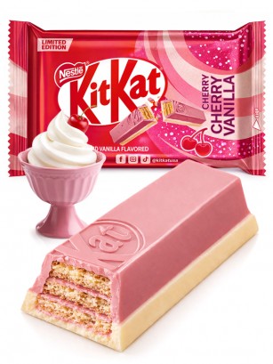 Kit Kat de Cereza y Vainilla 41,5g.