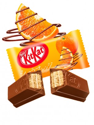 Mini Kit Kat de Chocolate y Naranja | Unidad