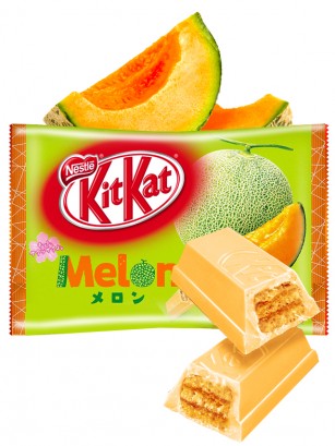 Mini Kit Kats de Melón Hokkaido | Premium 10 Unidades