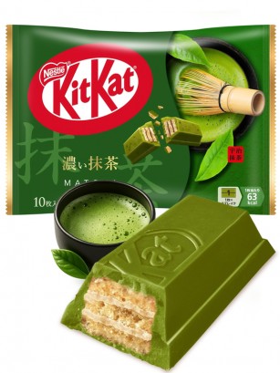 Mini Kit Kats Doble Matcha Intenso | 10 Unidades | 113g.