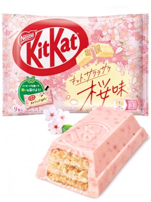 Mini Kit Kats Sakura | Flor de Cerezo | 9 Unidades | 104g.