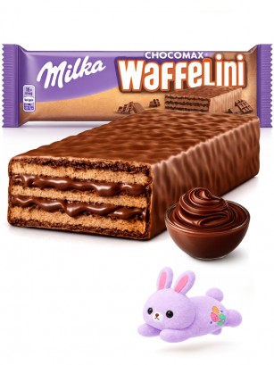 Chocolatina Waffer Triple Chocolate Milka | Dulce Pascua 31g.