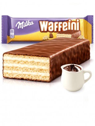 Chocolatina Waffer de Nata y Chocolate Milka 31g.