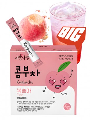 Kombucha Instantáneo con Melocotón | Beauty Benefit | 30 porciones | 150 grs.