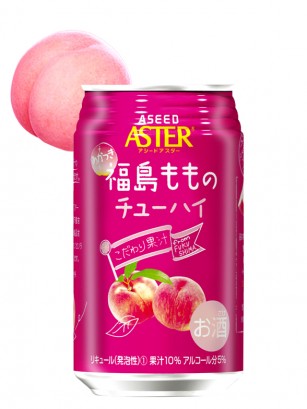 Cóctel Japonés Chuhi de Melocotón Momo Akatsuki 350 ml.