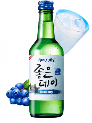 Licor Coreano Soju Arándanos 350 ml.