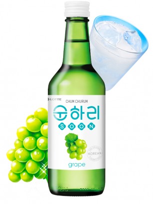 Licor Coreano Soju de Uva Verde | Chum Churum 350 ml.