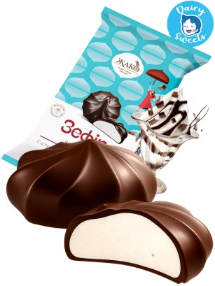 Marshmallow Cubierto de Chocolate | Dairy Sweets 210g.
