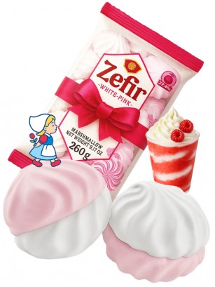Marshmallows de Frambuesa y Vainilla | Dairy Sweets 260g.