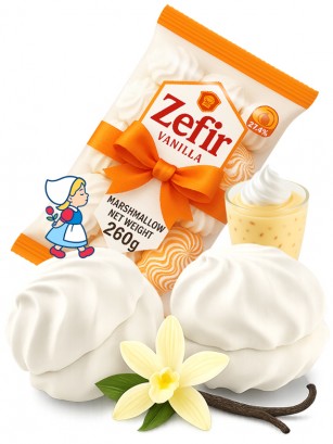 Marshmallows de Vainilla Nata | Dairy Sweets 260g.