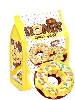 Mini Donuts Choco y Cobertura de Crema | Messori Bakery Rainbow 90 grs