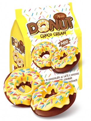 Mini Donuts Choco y Cobertura de Crema | Messori Bakery Rainbow 90 grs