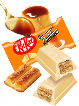 Mini Kit Kat de Caramel Pudding | Especial para Hornear | Unidad